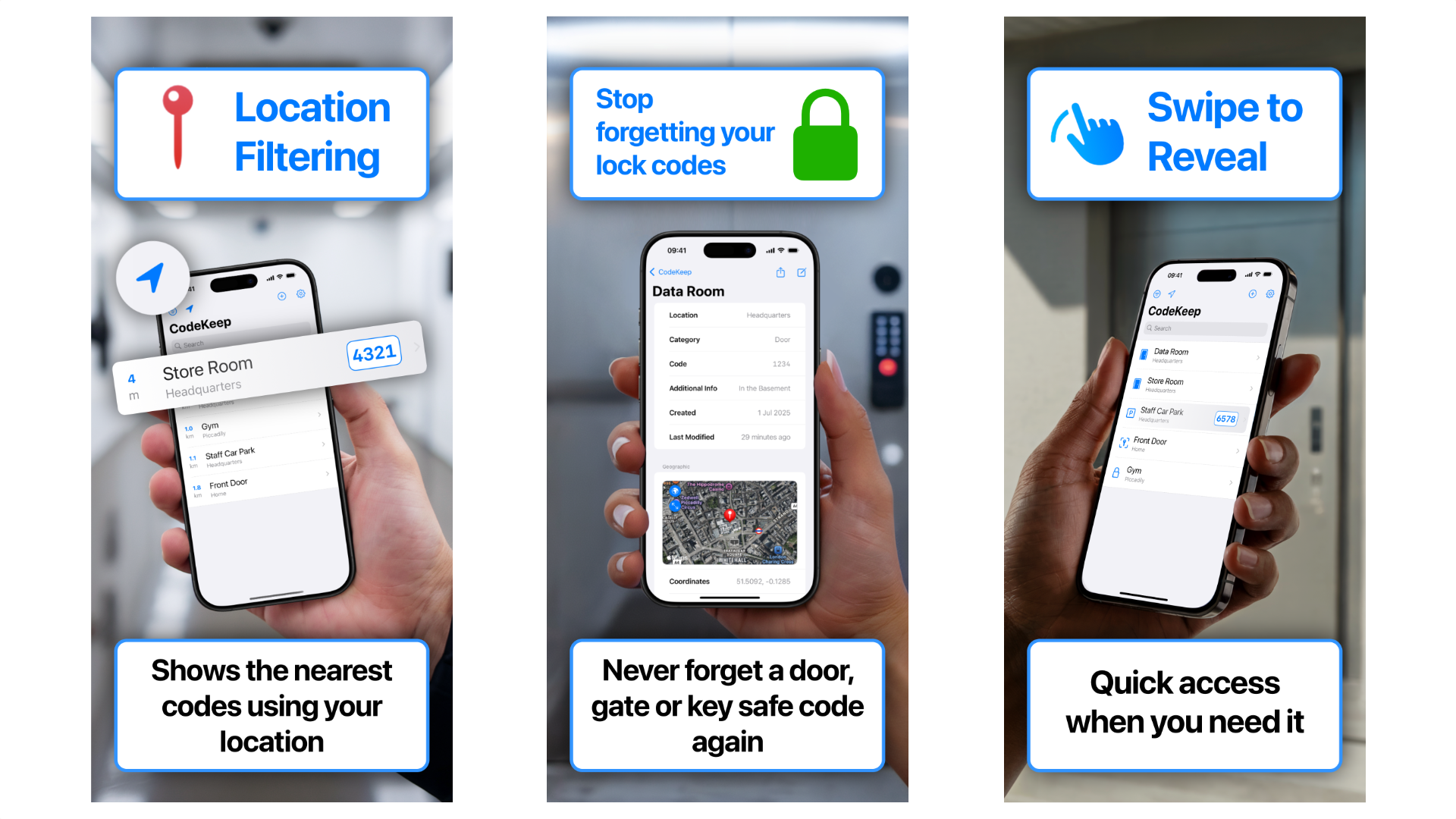 CodeKeep App Screenshot